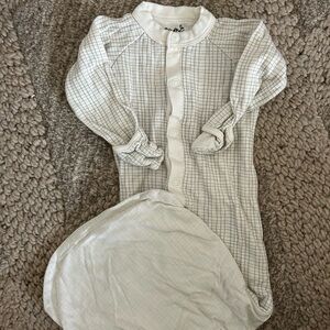 Umi White Checkered Kids Pajamas